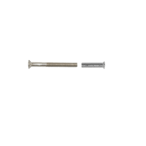 Gebrema Patentbout met Hulsmoer Vernikkeld M4x38mm DD:38-40mm