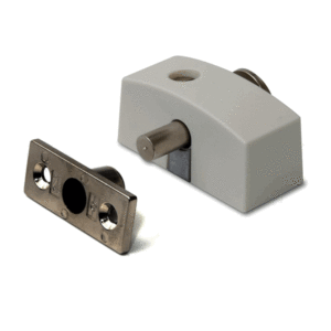 DX Oplegslot Smal met Cilinderslot Buitendraaiend op Sleutelnummer 11 Wit SLS 9211B KA