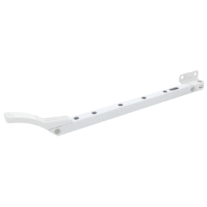 DX Raamuitzetter Standaard 5 Stelgaten Buiten Draaiend 300mm Wit Staal-Witte Voet RUZ-S-030WE
