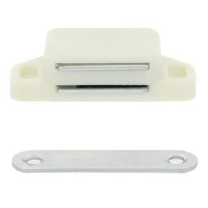 DX Magneetsnapper MC 8 8kg 59x26mm Opschroevend Kunststof/Metaal Wit MC 8052B