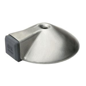DX Deurstopper met Zijbuffer Vloermodel RVS/Grijs 85x26mm DST V28 85SF