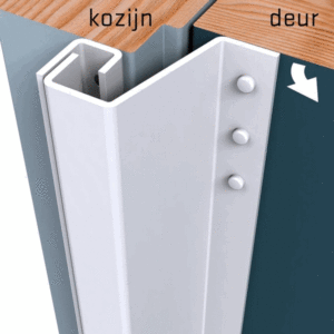 SECUSTRIP Anti-inbraakstrip Plus T=14-20mm 2300mm Buitendraaiend Wit Epoxy 1010.172.02 SKG*