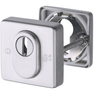 HOPPE Veiligheidsrozetten KTB E52NSB-ZA/52S 55x55mm RVS DD35-56mm SKG***
