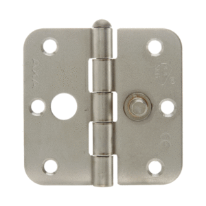 AXA Veiligheidsscharnier Ongelagerd Rond RVS Gestraald 76x76x2mm los 1114-24-83/7KV SKG**