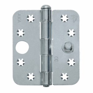 AXA Smart Veiligheidsscharnier ongelagerd Topcoat 89x79x3mm los 1617-08-23/7V SKG***