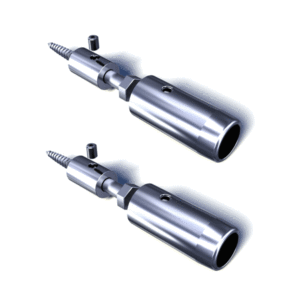 SECUBAR RVS Twist Steunen voor Barriere-stang Ø16mm IDD Set a 2 stuks 2010.355.010
