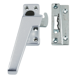 AXA Raamsluiting 3318 Drukknop Links F1 Geanodiseerd Opbouw Sluitkom 3318-61-91/6