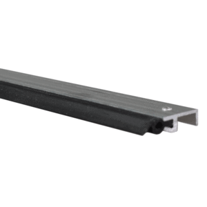 LUVEMA Tochtstrip Opbouwprofiel 6905 (ELRO) 2200x19x4,5mm Aluminium/Rubber