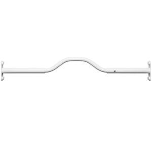 AXA Barrierestang V3 Curve Uitschuifbaar Dagmaat: 680-870mm Wit 7611-68-54/BL (IDD) SKG**