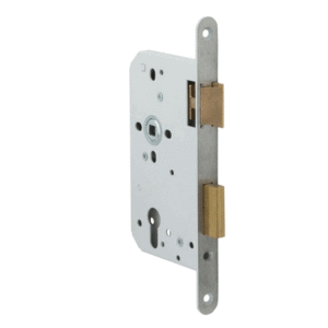 NEMEF 600 Serie Binnendeurslot Cilinderslot PC72 DM60 649/17 RVS Din RS (Excl. Sluitplaat)