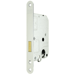 NEMEF 1200 Serie Binnendeurslot Kastslot Profielcilinder DM50 1258/2 Gelakt LS/RS (incl. Sluitplaat)