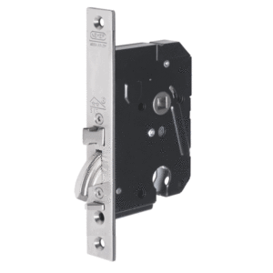 NEMEF Veiligheidsslot Zelfsluitend 4100 Plus 4109/18 Rechthoekig PC55 DM50 RVS Din LS/RS SKG**