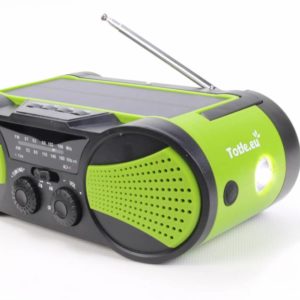 Totle Totle Noodradio Superior - 4000mah + Batterij - Zonnepaneel - Opwindbaar