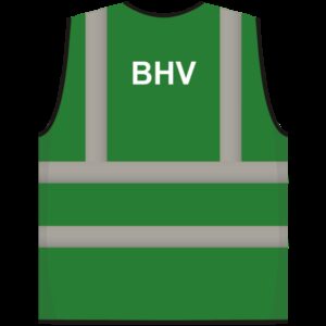 RWS veiligheidsvest ploegleider BHV groen - RWS veiligheidsvest ploegleider BHV groen