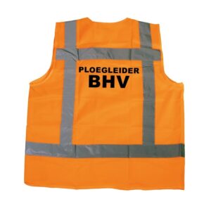RWS veiligheidsvest ploegleider BHV oranje - RWS veiligheidsvest ploegleider BHV oranje