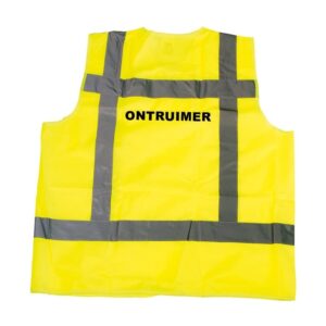 RWS veiligheidsvest ontruimer geel - RWS veiligheidsvest ontruimer geel