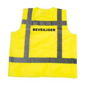 RWS veiligheidsvest beveiliger geel - RWS veiligheidsvest beveiliger geel