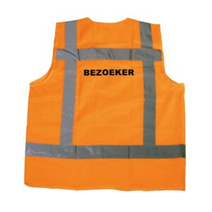 RWS veiligheidsvest bezoeker oranje - RWS veiligheidsvest bezoeker oranje