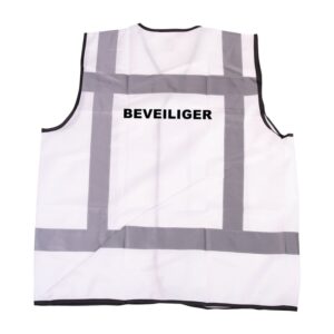 RWS veiligheidsvest beveiliger wit - RWS veiligheidsvest beveiliger wit