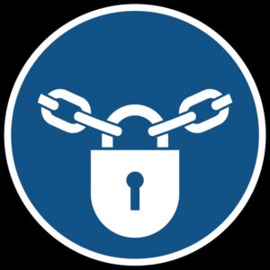 Gesloten houden gebods- Ø 100 mm - Sticker