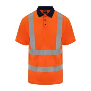 Reflecterende polo oranje - 2XL