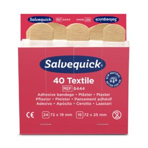 Salvequick 6444 navulling 40 textiel pleisters - 1 stuk